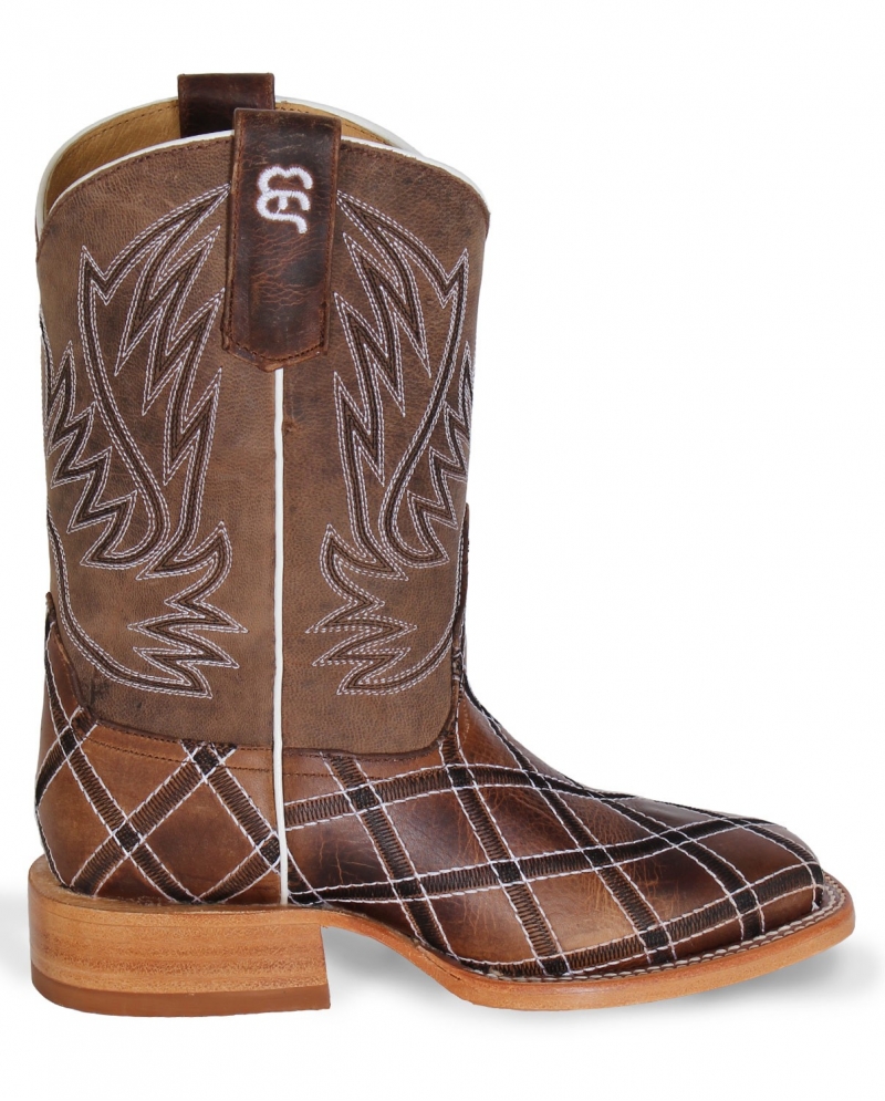 Anderson Bean® Kids' HP Moka Sabotage Square Toe Boots - Fort Brands