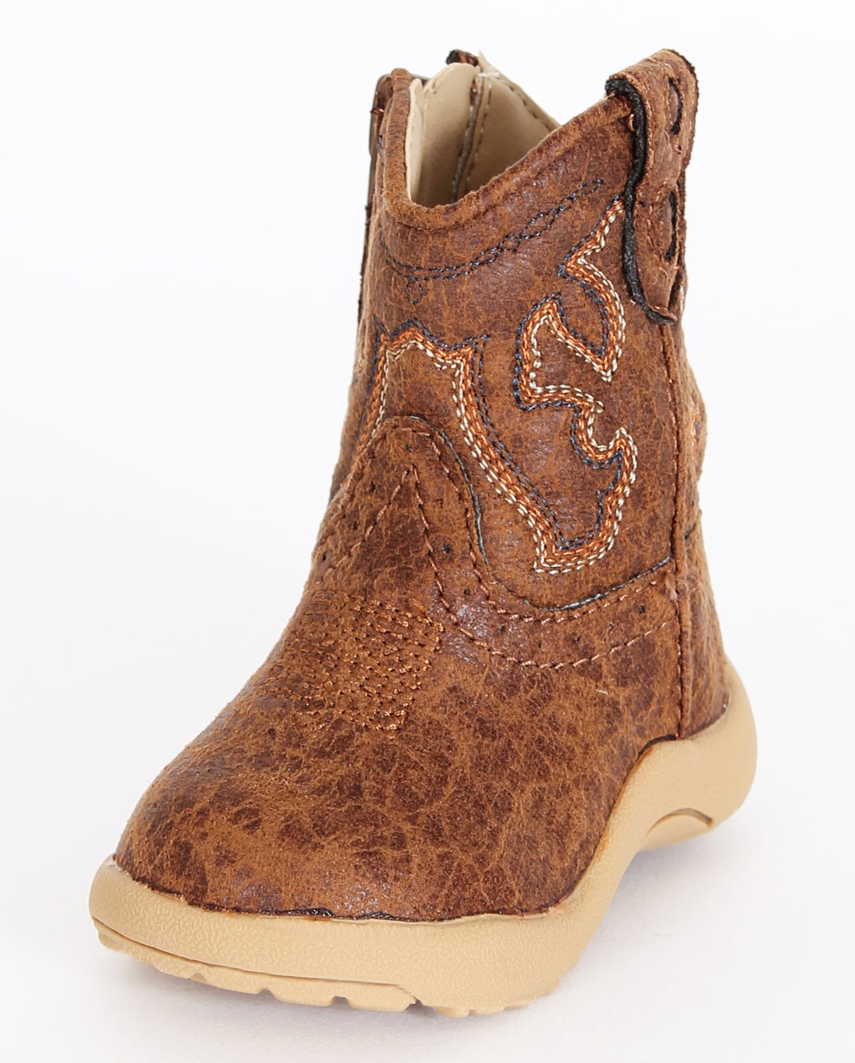 distressed roper boots