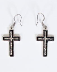 Vogt® Inlayed Turquoise Cross Earrings