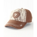 Ariat® Ladies' Brown Lace Velcro Hat