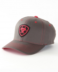 Ariat® Men's Grey Flex Fit Hat