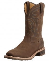 Ariat® Men's Hybrid Rancher H20 Oily Dist Brown Work Boots