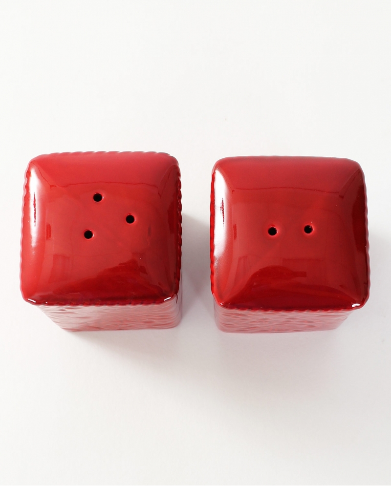 Savannah Red Salt Pepper Shaker Set Fort Brands