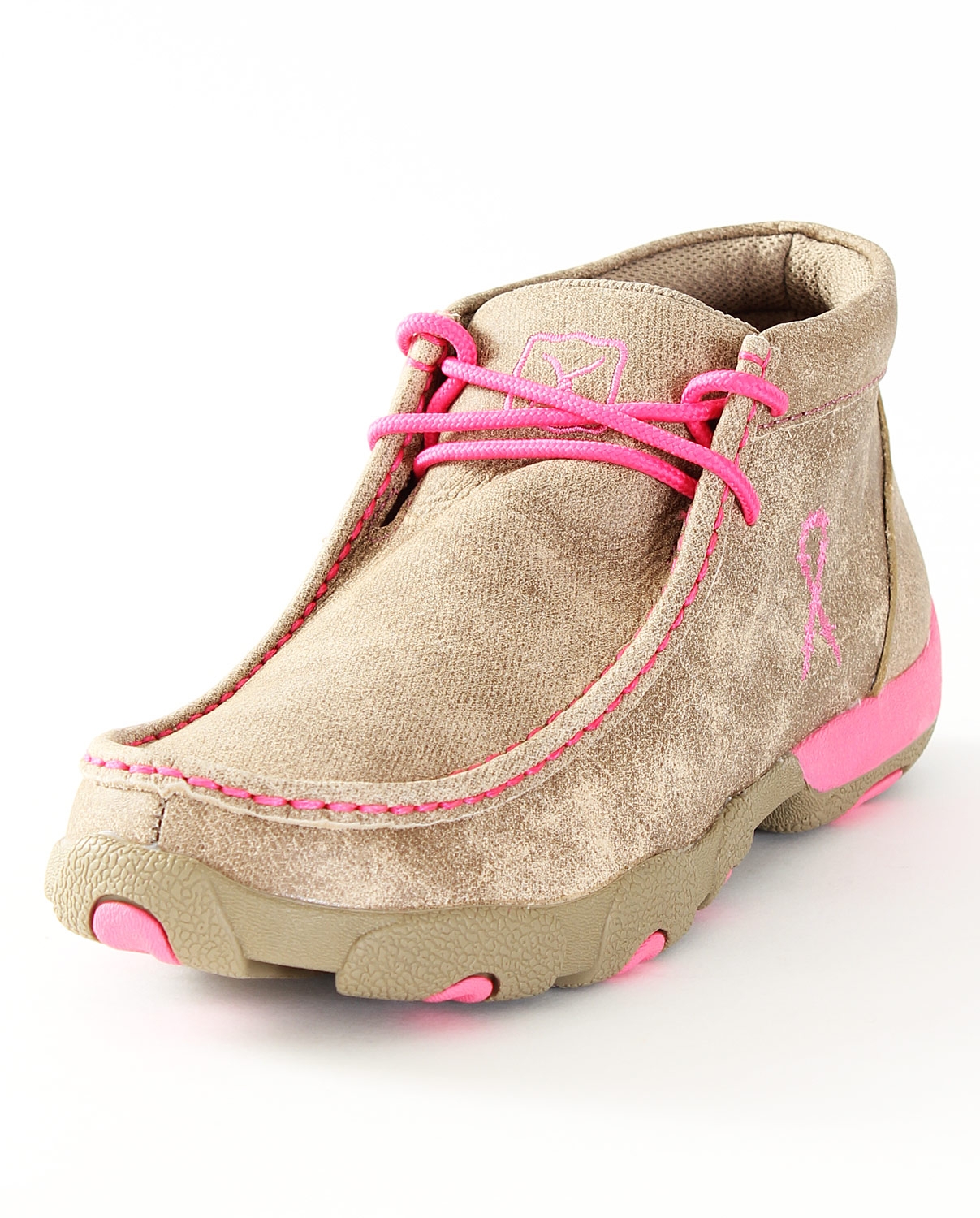 Twisted X® Ladies' Pink Driving Mocs 