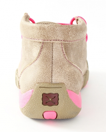 pink driving mocs