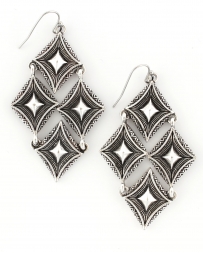Rock 47® Collection by Montana Silversmiths® Points Of Aztec Pyramid Views Cluster Earrings