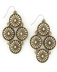 Rock 47® Collection by Montana Silversmiths® Points Of Aztec Starburst Cluster Earrings