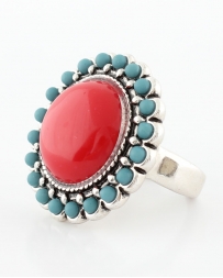 Rock 47® Collection by Montana Silversmiths® Tribal Flair Sun Blossom Fashion Ring
