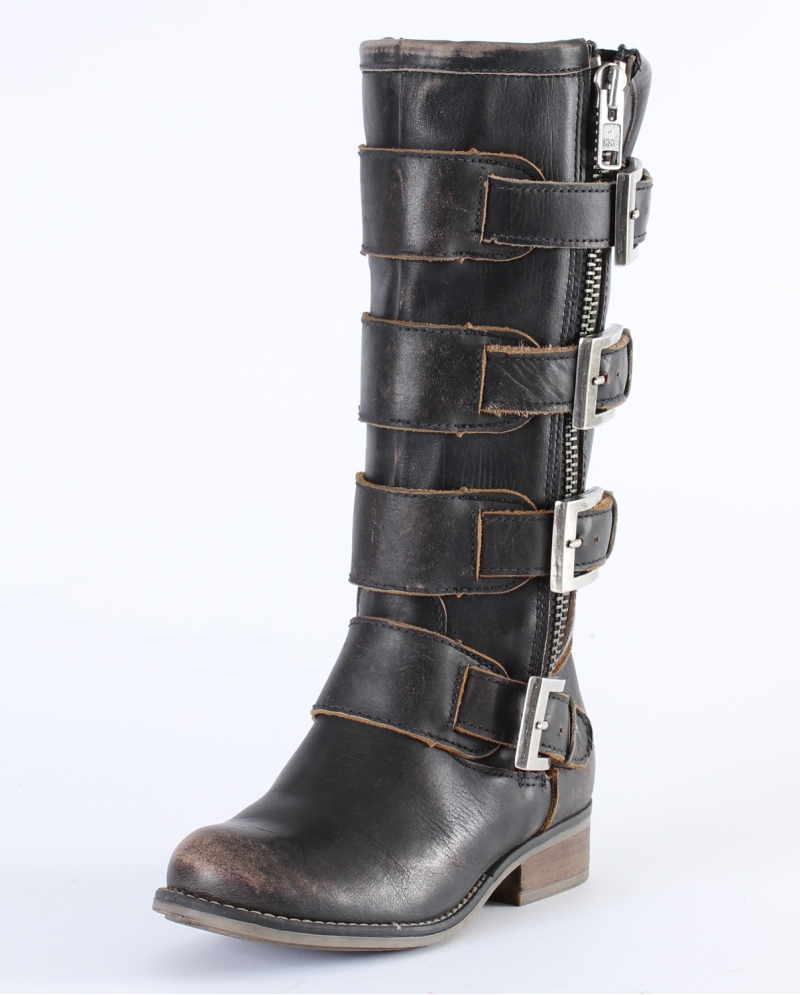 ladies high top boots