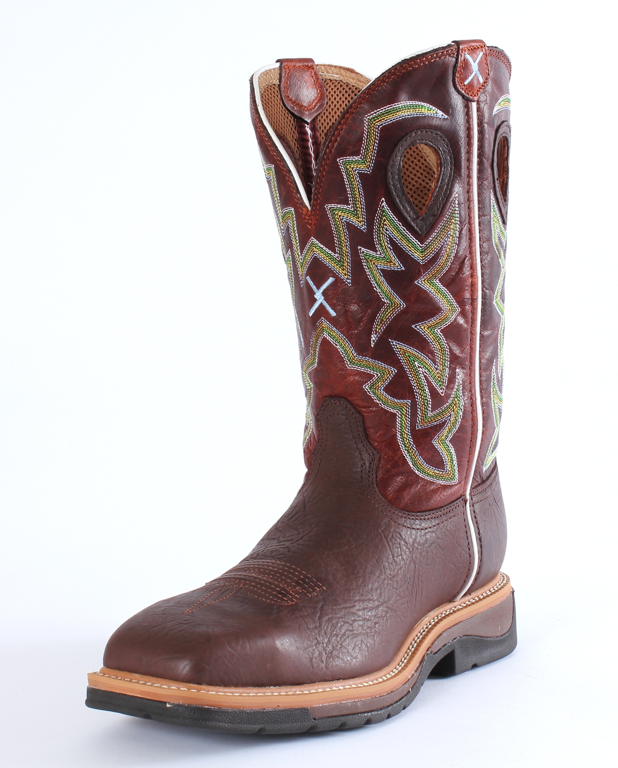 twisted x black lite cowboy work boots