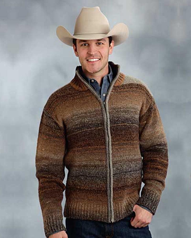 rugged cardigan