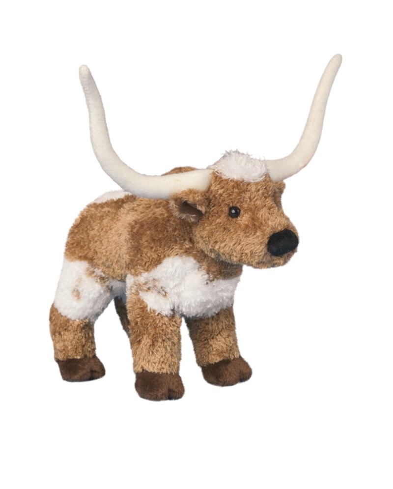 T-bone Longhorn Steer Soft Cuddly Farm Barnyard Animal 8 by Douglas Cuddle Toys for sale online 