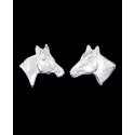 Montana Silversmiths® Ladies' Silver Horse Head Earrings