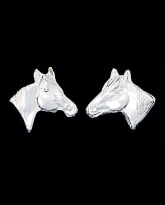 Montana Silversmiths Las Silver Horse Head Earrings Fort Brands