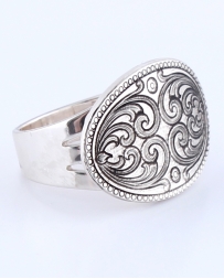 Montana Silversmiths® Mirrored Heart Concho Ring
