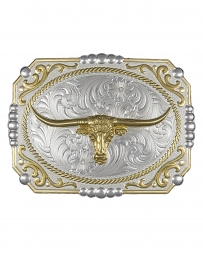 Montana Silversmiths® Men's Longhorn Buckle