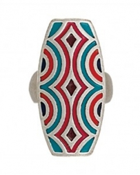 Rock 47® Collection by Montana Silversmiths® Ladies' Points of Aztec Ring