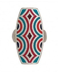 Rock 47® Collection by Montana Silversmiths® Ladies' Points of Aztec Ring