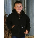 Key® Youth Insulated Hooded Fleece Jacket