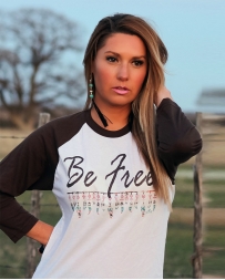 Ali Dee® Ladies' Be Free Baseball Tee