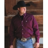 Cinch® Men's Solid Burgundy Long Sleeve Shirt