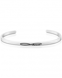 MantraBand® Ladies' Infinite Love Silver Band