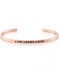 MantraBand® Ladies' Live, Laugh, Love Rose Band