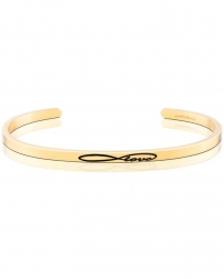 MantraBand® Ladies' Infinite Love Gold Band