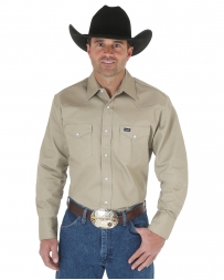 Wrangler® Men's Western Work Shirts - Solids - Regular