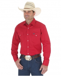 Wrangler® Men's Western Work Shirts - Solids - Big and Tall
