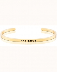 MantraBand® Ladies' Patience Gold Band
