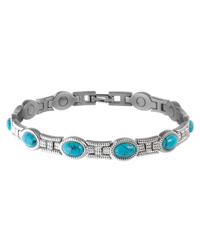 Sabona Professional Steel Twist with Silver Balls Bracelet | StressNoMore
