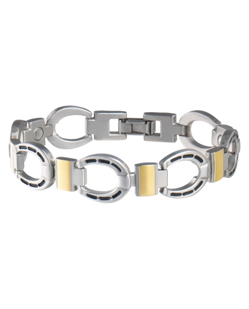 Sabona® Brushed Silver Realtree Magnetic Bracelet