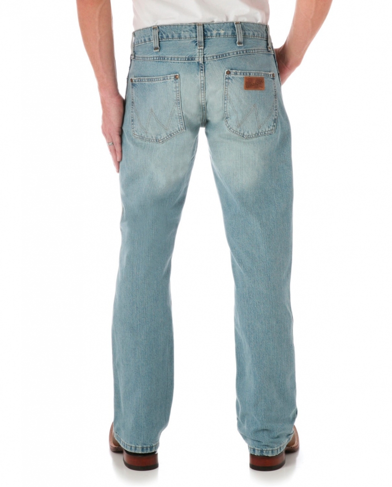 wrangler premium patch jeans