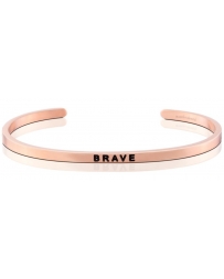 MantraBand® Ladies' Rosegold Brave Bangle