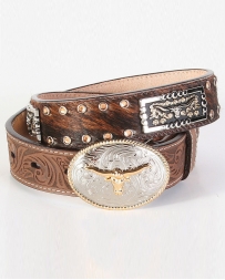 3D® Youth Leather Hair-On Belt