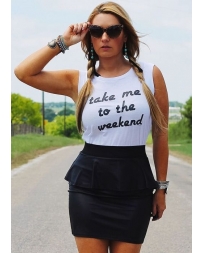 Ali Dee® Ladies' Take Me To The Weekend Tank