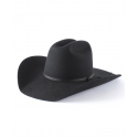 Felt Hat Black 4" Brim - Youth