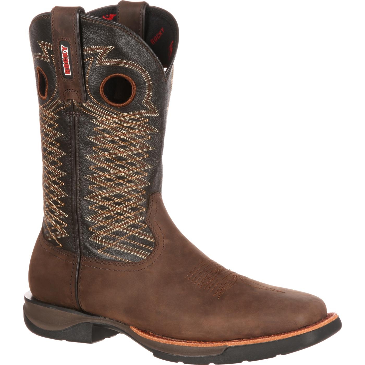 western square toe boots
