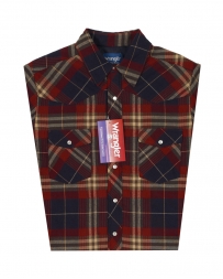 Wrangler® Men's LS Quilt Lined Flannel