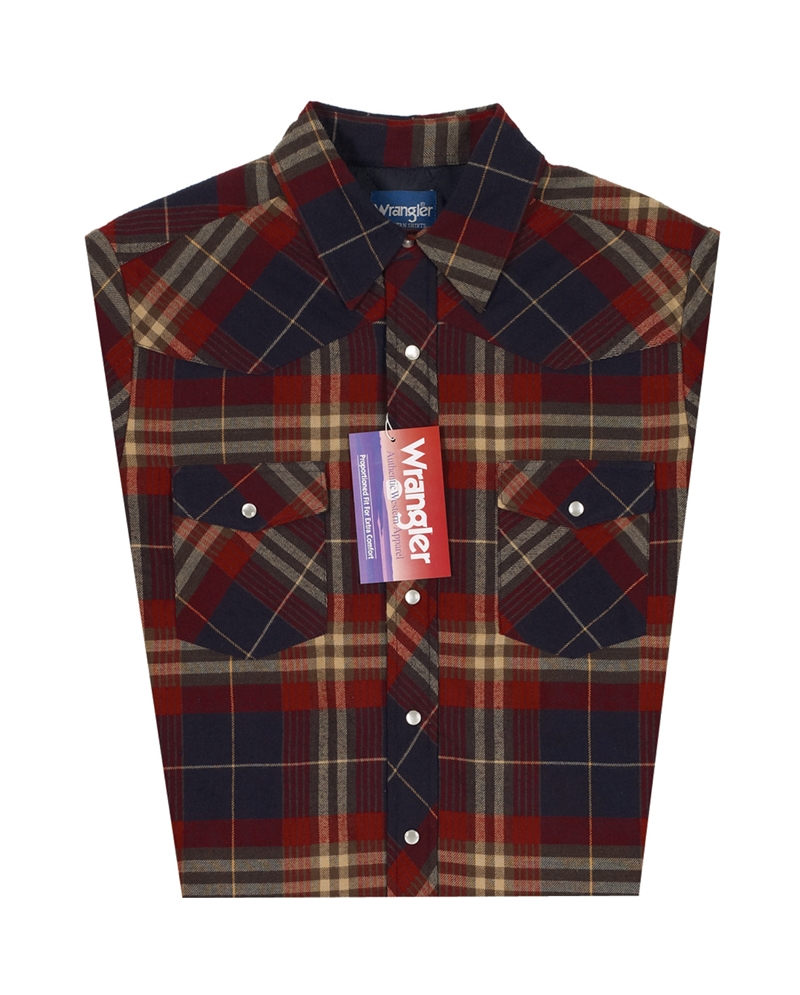 Wrangler® Men's LS Quilt Lined Flannel - Fort Brands