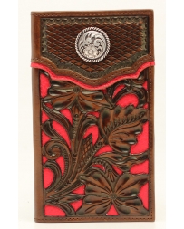 Nocona® Men's Floral Overlay Rodeo Wallet