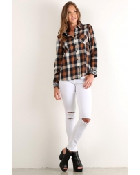 Hem & Thread® Ladies' Classic Plaid Shirt