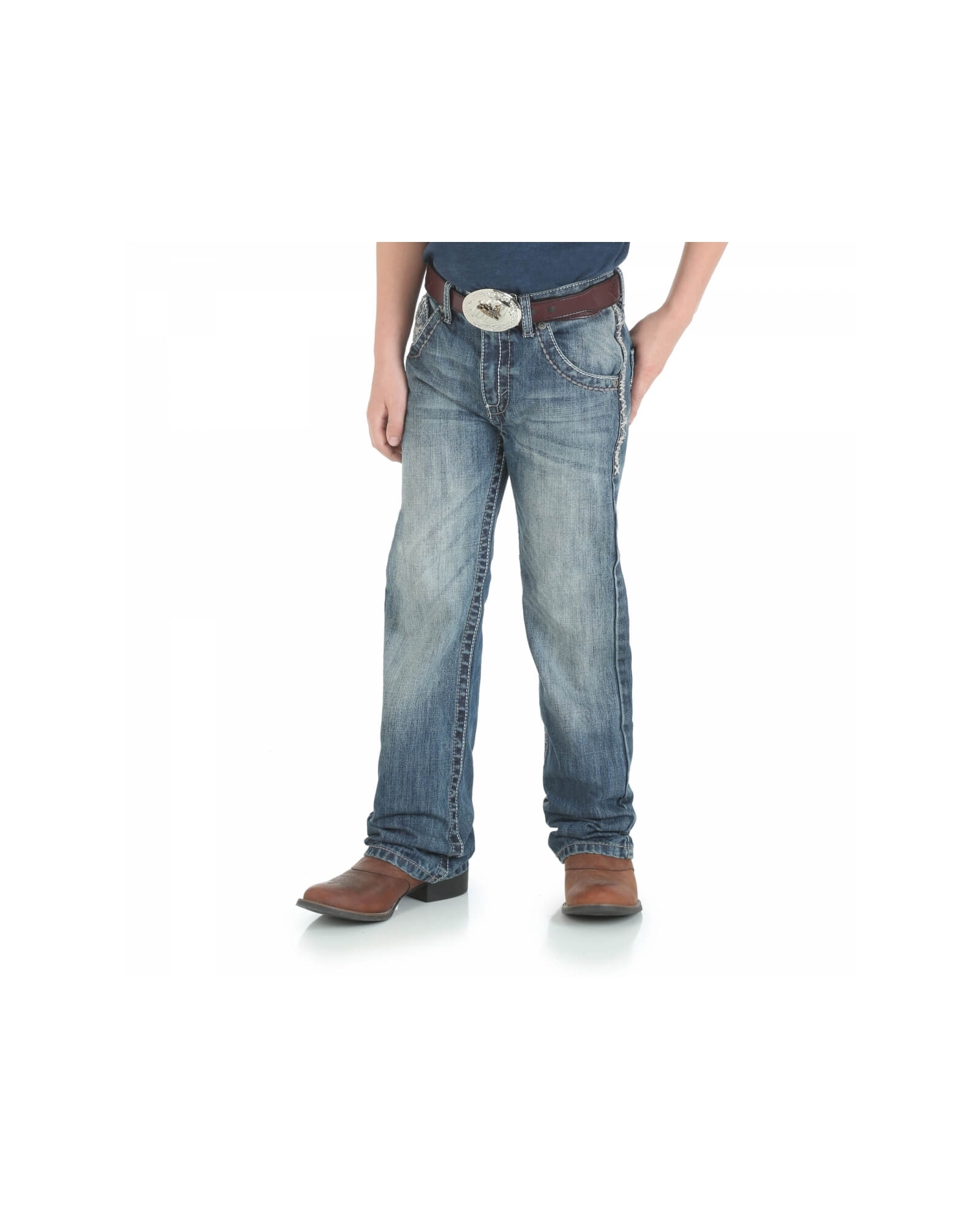 パンツ jr. Wrangler® 20X® Boys' Toddler/Kids No. 42 Vintage Boot Jeans - Fort