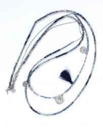 Cindy Smith® Ladies' Iridescent Beaded Necklace