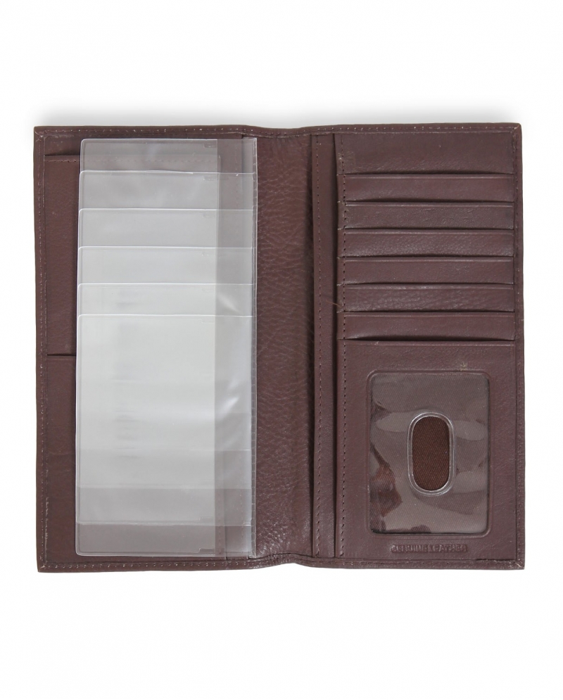 John Deere® Men's Leather Check Book Wallet - Fort Brands