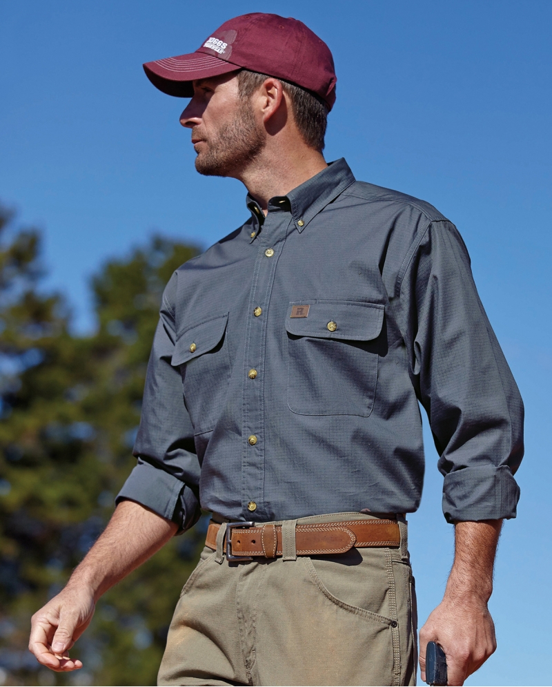 big and tall long sleeve work shirts