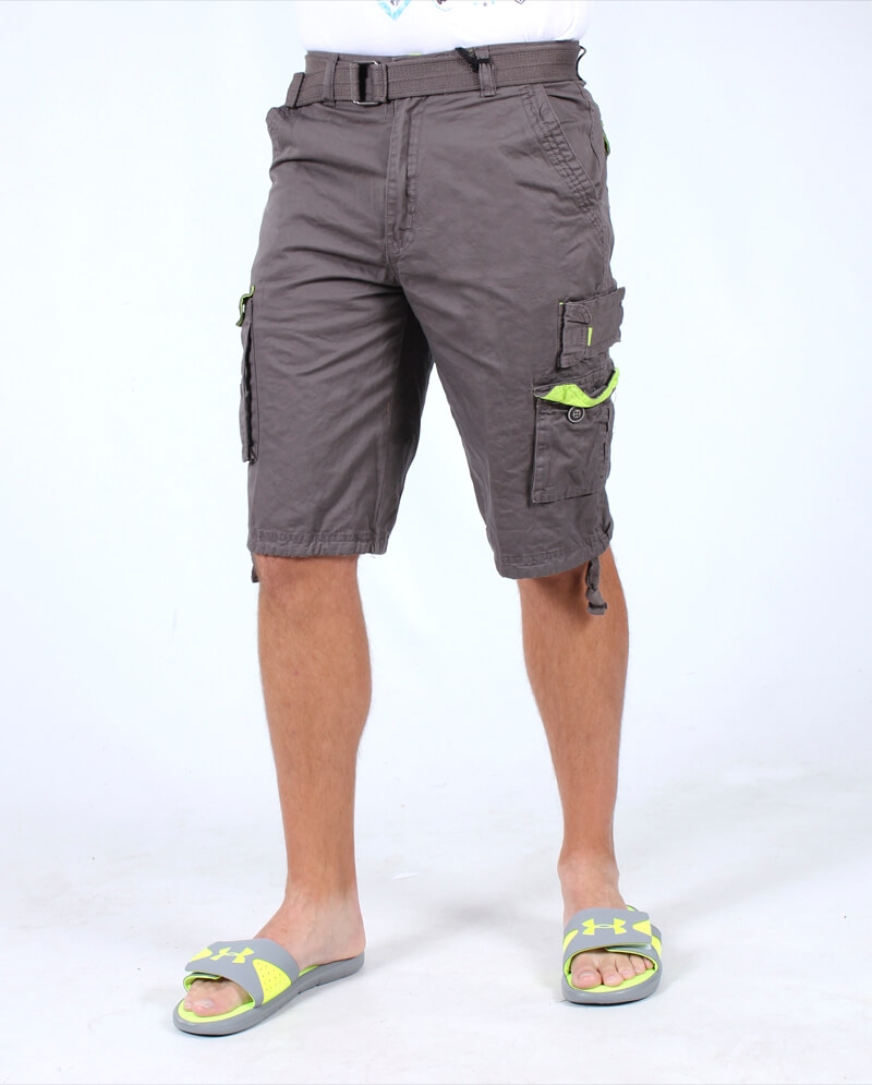 Wise Guy® Men's Gray Cargo Shorts - Fort Brands