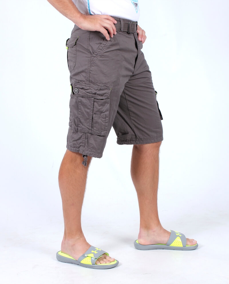 light grey cargo shorts