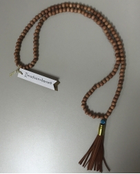 Madison & Barrett® Ladies' Rosewood With Gold Gognac Tassel